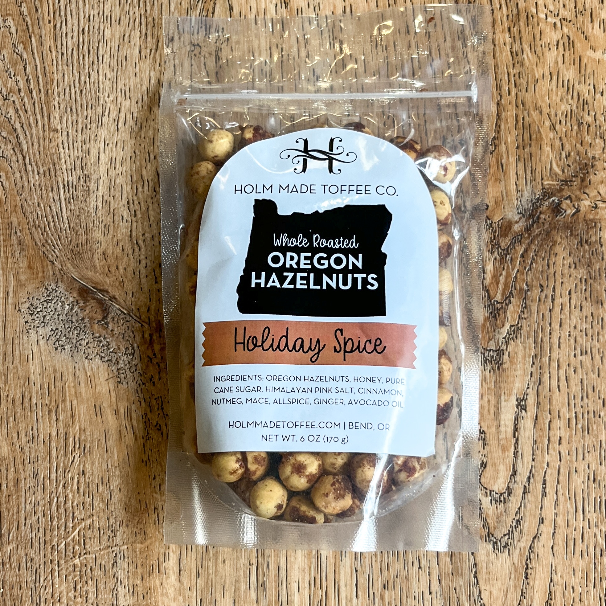 Holiday Spiced Hazelnuts